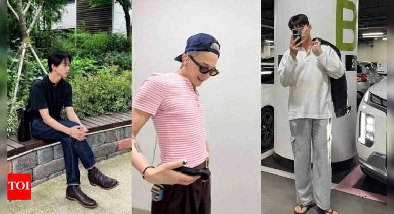 Top Korean celebrities choose the Henley tee to dominate men's style