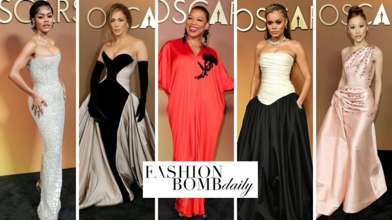 On the Scene at the 2025 Governor's Awards: Jennifer Lopez in Strapless Tamara Ralph, Teyana Taylor in Miss Shoe, Queen Latifah in Red Lanvin & More!