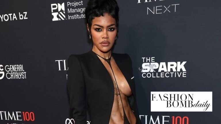 Teyana Taylor Looked AB-licious in a Black Tom Ford Cutout Dress at the Time 100 Gala Teyana Taylor Looked AB-licious in a Black Tom Ford Cutout Dress at the Time 100 Gala
