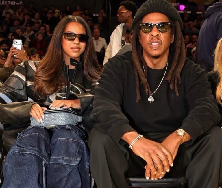 Jay-Z and Blue Ivy Meet LeBron James at the Lakers Game, with Blue Wearing the Same Isabel Marant Sneakers Made Famous by Beyoncé Jay-Z and Blue Ivy Meet LeBron James at the Lakers Game, with Blue Wearing the Same Isabel Marant Sneakers Made Famous by Beyoncé