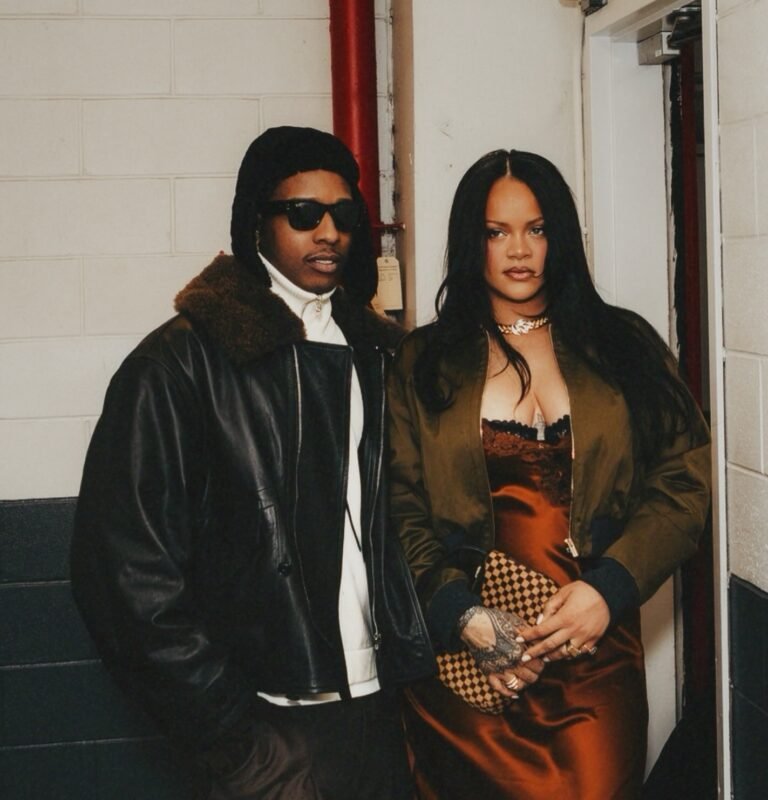 Rihanna and A$AP Rocky Step Out at Dont Be Dumb Album Release Party in Miu Miu and YSL