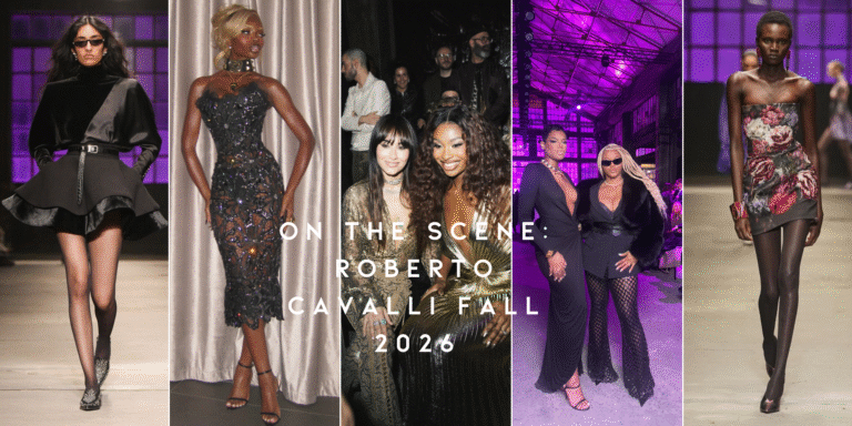 On the Scene at Roberto Cavalli Fall 2026 in Milan: Olandria, Megan Thee Stallion, Coco Jones, Didi Stone and More in Animal Prints, Sheer Lace and Feathered Gowns On the Scene at Roberto Cavalli Fall 2026 in Milan: Olandria, Megan Thee Stallion, Coco Jones, Didi Stone and More in Animal Prints, Sheer Lace and Feathered Gowns