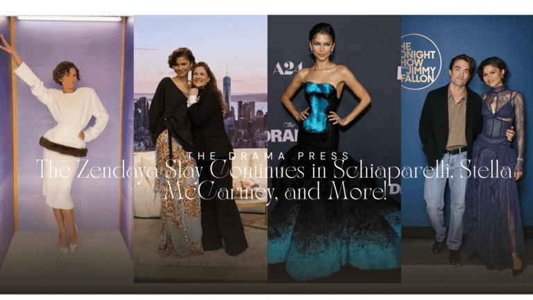 Zendaya's The Drama Slay Continues in Blue Schiaparelli Gown, Zimmermann Corset Dress for Fallon Tonight, Erdem on GMA, and More!