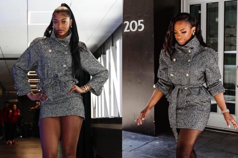 Who Wore it Better? Angel Reese Vs. Kandi in Miss Circle's Tweed Skirt Set + Find a Link to Purchase!