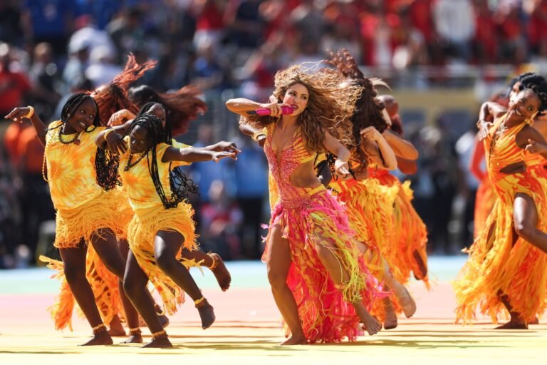 Shakira Wows at FIFA World Cup 2026 Final Halftime Show in Custom Crystal-Embellished Roberto Cavalli by Fausto Puglisi 1 Shakira Wows At FIFA World Cup 2026 Final Halftime Show In Custom Crystal Embellished Roberto Cavalli By Fausto Puglisi