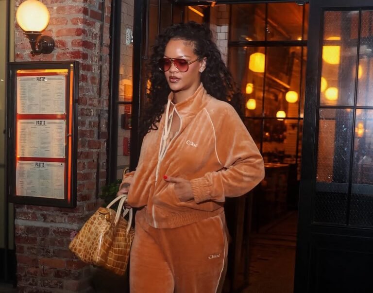 Rihanna Kept It Cozy in a Chloé Tracksuit While Out in NYC